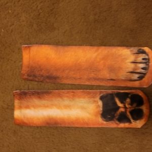 Rottweiler paw print socks